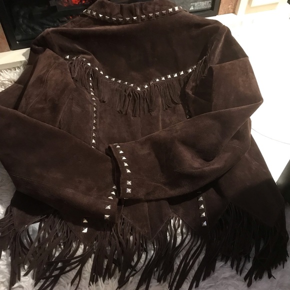 LEATHER FRINGE JACKET - Picture 8 of 8